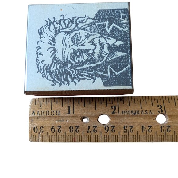 Albert Einstein Groucho Marx McBrains Lot Of 2 Wood Mounted Rubber Stamps - Picture 3 of 7